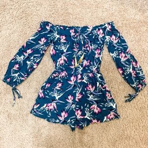 Xhilaration Floral Jumpsuit